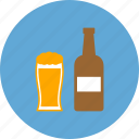 bar, beer, drink, food, alcohol, beer glass