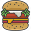 burger, cheeseburger, food, hamburger, meal 