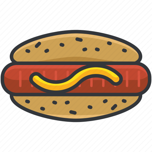 Food, hotdog, pastry, sandwich, sausage icon - Download on Iconfinder