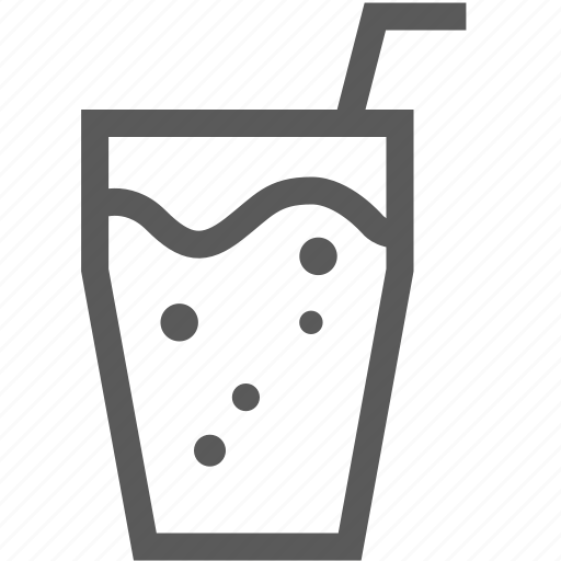 Beverage, cup, drink, glass, juice, straw icon - Download on Iconfinder