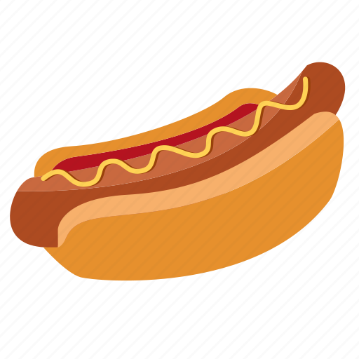 Fast food, hot dog, hot-dog, ketchup, snack, bun, cooking icon - Download on Iconfinder