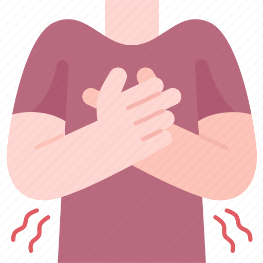 Chest, pain, allergy, suffer, symptom icon - Download on Iconfinder