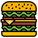 beef, burger, fast, french, fries, hamburger, junk