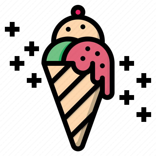 Cream, delicious, dessert, food, ice, tasty icon - Download on Iconfinder