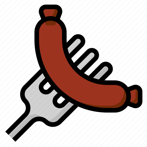 Barbecue, fast, food, junk, meat, restaurant, sausage icon - Download on Iconfinder