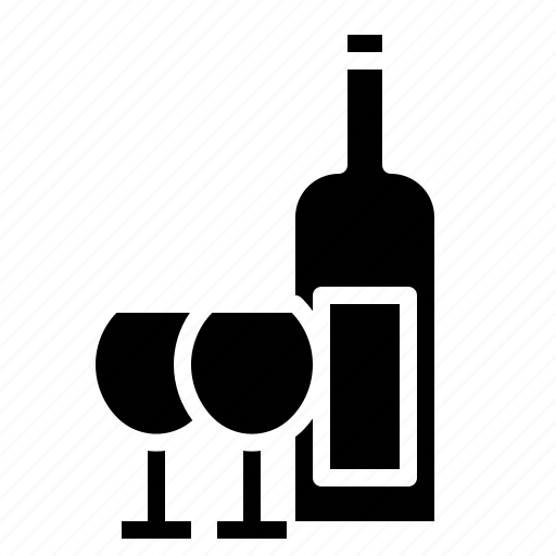 Alcohol, beverage, bottle, food, glass, restaurant, wine icon - Download on Iconfinder
