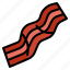 bacon, food, grilled, meat, restaurant 