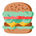 food, and, beverage, hamburger