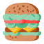 food, and, beverage, hamburger 