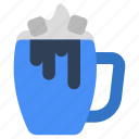 iced coffee, coffee cup, coffee mug, chilled coffee, beverage