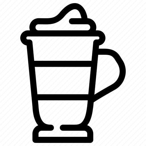 Latte, coffee, drink, beverage, espresso icon - Download on Iconfinder