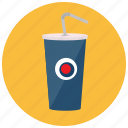 beverages, container, drink, movies, soda, straw, theatre