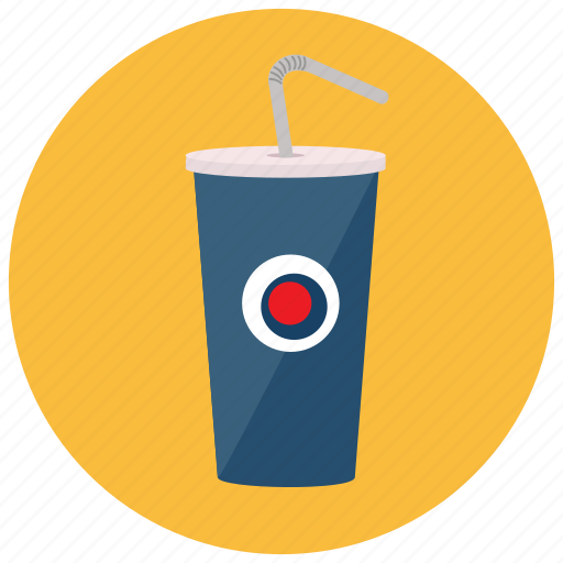 Beverages, container, drink, movies, soda, straw, theatre icon - Download on Iconfinder