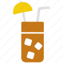 alcohol, cocktail, coconut, drink icon