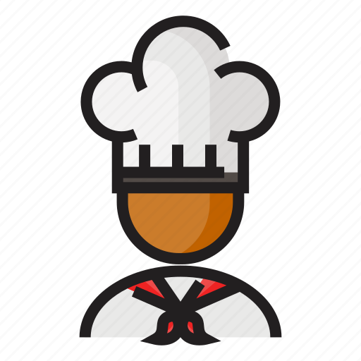 Chef, color, cooker, drink, food, outline, restaurant icon - Download on Iconfinder
