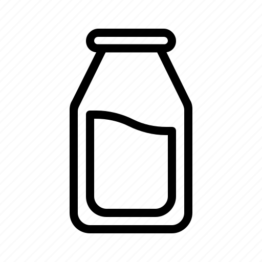 Line, milk, drink icon - Download on Iconfinder