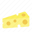 flat, cheese
