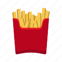 fries, chips, french fries 