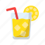drink, lemon, lemonade, glass 