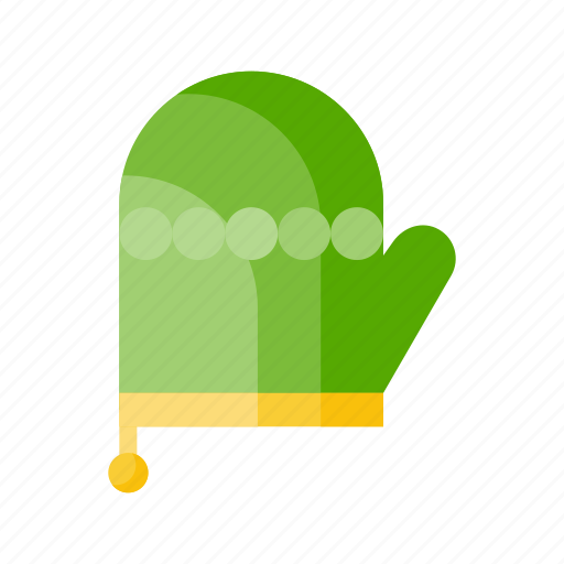 Color, flat, glove, gloves, oven glove icon - Download on Iconfinder