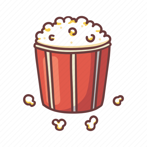Cinema, fastfood, food, movie, popcorn, snack, tasty icon - Download on Iconfinder