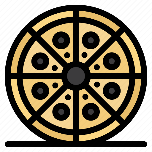 Drink, food, pepperoni, pizza, slices icon - Download on Iconfinder