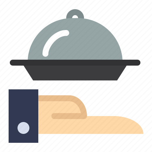 Food, line, restaurant, serving icon - Download on Iconfinder