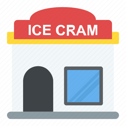 Ice cream cafe, ice cream parlor, ice cream restaurant, ice cream shop, ice cream store icon - Download on Iconfinder