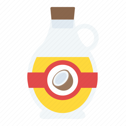 Coconut oil, coconut oil bottle, copra oil, edible oil, oil icon - Download on Iconfinder