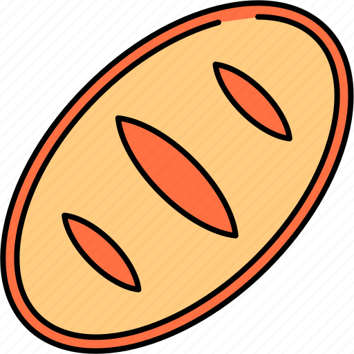 Bread, breakfast, food, loaf, wheat icon - Download on Iconfinder