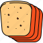 bread, breakfast, food, slices, wheat 