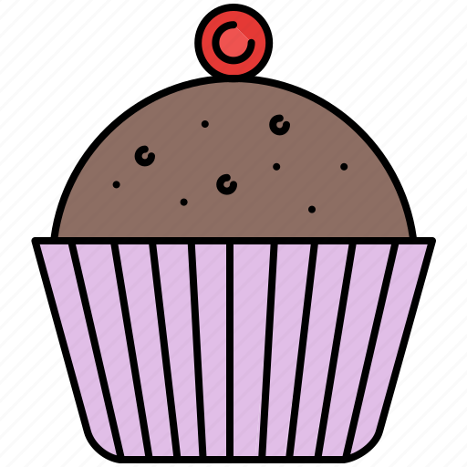 Chocolate, cupcake, food, snack, sweet icon - Download on Iconfinder