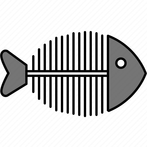 Fish, food, protein, sea, skeleton icon - Download on Iconfinder