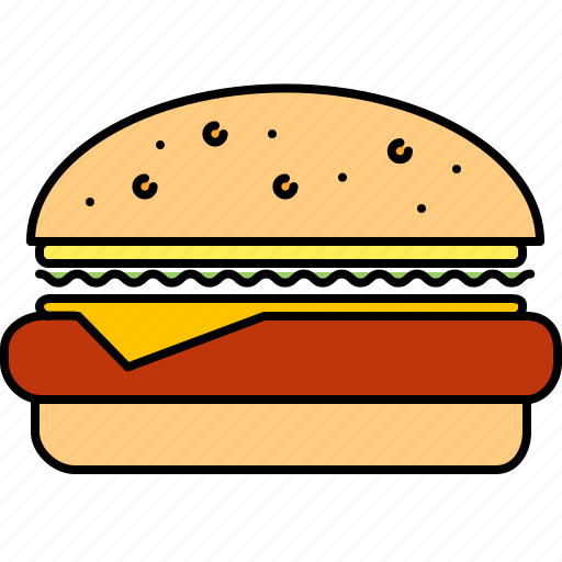 Cheeseburger, fast, food, hamburger, junk icon - Download on Iconfinder