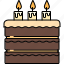 birthday, cake, chocolate, food, large, sweet 