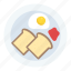 breakfast, breakfast egg with toast, breakfast time, food, morning food 