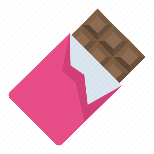 Chocolate, chocolate bar, dessert, sweet, wrapped chocolate icon - Download on Iconfinder
