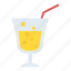 drink, fizzy drink, juice, juice with straw, orange soda 