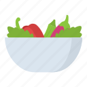 salad bowl, vegetable salad, vegetables, vegetables bowl, vegetarian
