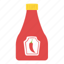 chilli sauce, flavor, sauce, sauce bottle