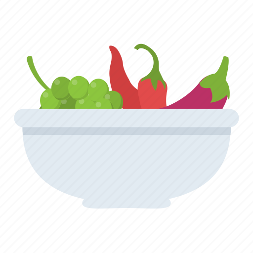 Salad bowl, vegetables, vegetables bowl, vegetables salad, vegetarian icon - Download on Iconfinder