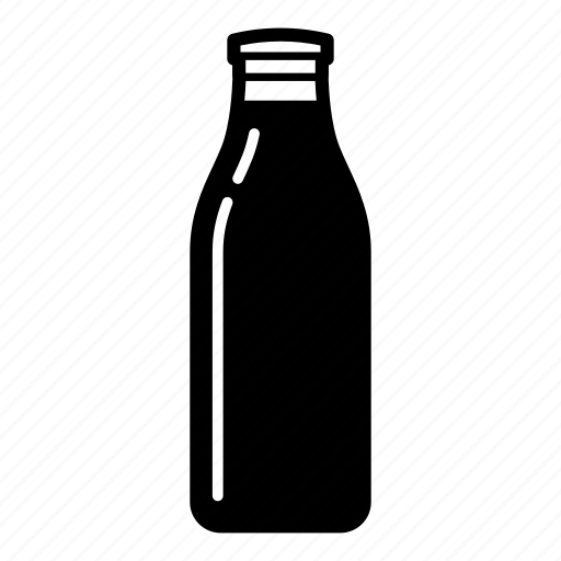 Bottle, dairy, dairy cow, drink, milk, milk bottle icon - Download on Iconfinder