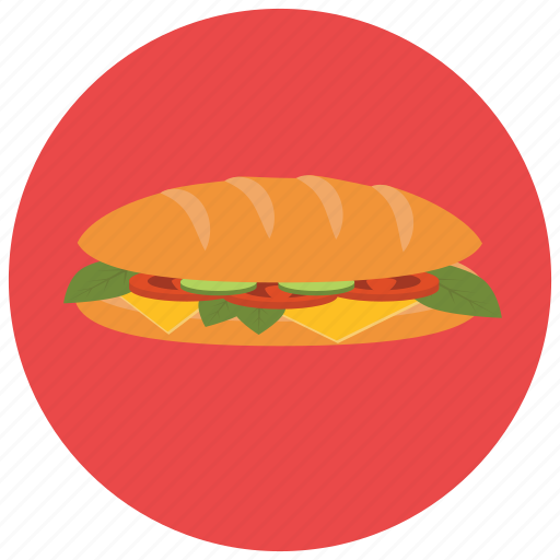 Cheese, food, large, lettuce, pastry, sandwich, tomato icon - Download on Iconfinder
