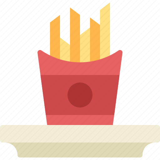 French, fries, potato, junk, food icon - Download on Iconfinder