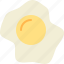 fried, egg, protein, food, restaurant 