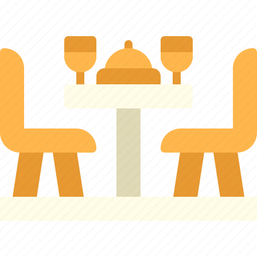 Table, dinner, room, chair, restaurant icon - Download on Iconfinder