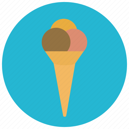 Chocolate, cone, food, icecream, strawberry, sweets icon - Download on Iconfinder