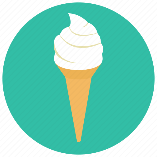 Cone, dessert, food, icecream, sweets, vanilla icon - Download on Iconfinder