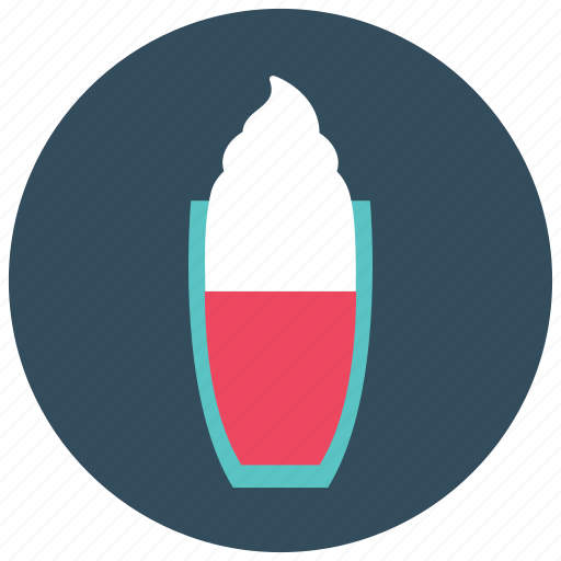 Cream, dessert, food, glass, icecream, sweets, whipped icon - Download on Iconfinder
