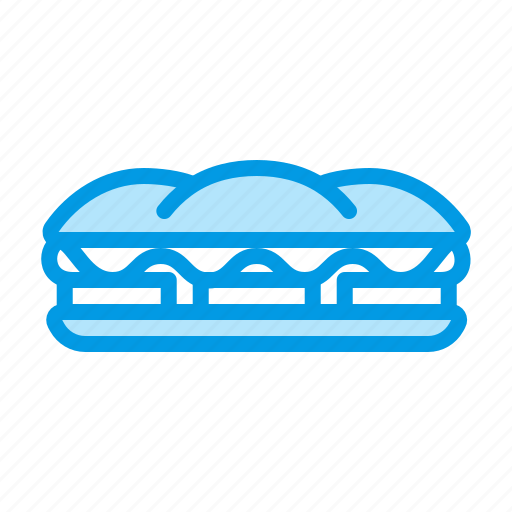 Bread, fast, food, sandwich icon - Download on Iconfinder